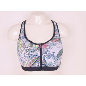 Victoria's Secret Floral Knockout Front Close Victoria Sport Bra Size 32DD NWT